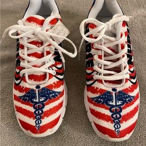 Patriotic Nurse Shoes